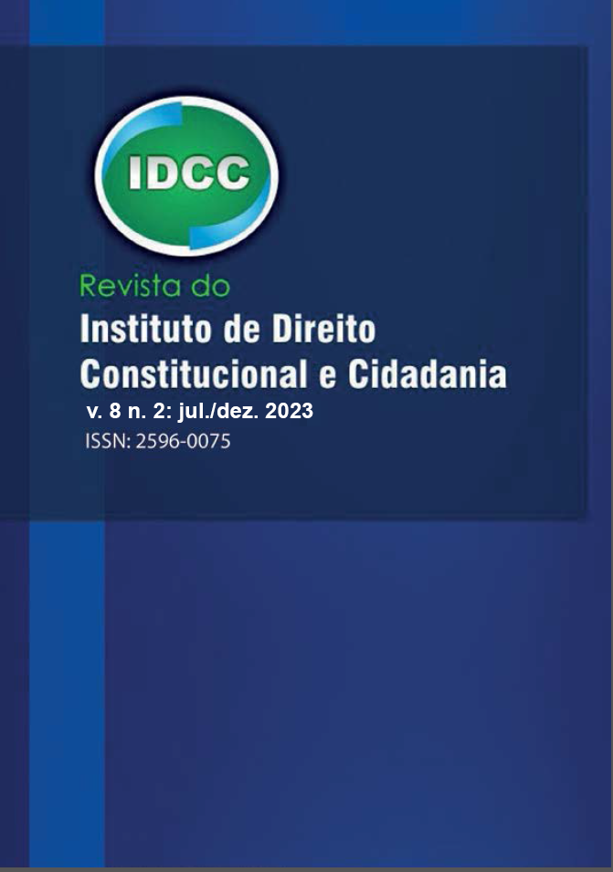 					Ver Vol. 8 Núm. 2 (2023): Revista do Instituto de Direito Constitucional e Cidadania
				